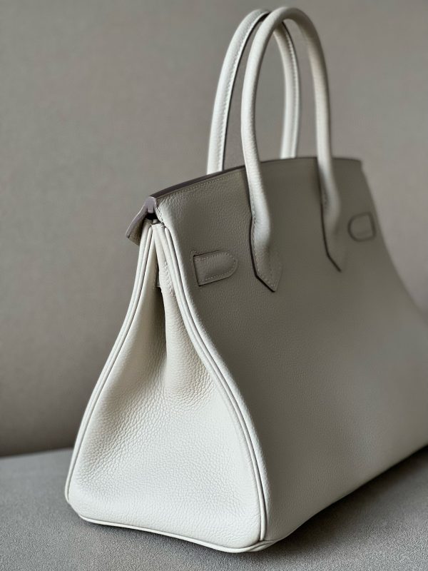 Birkin 30 Togo Craie(10) Palladium Hardware - Image 10
