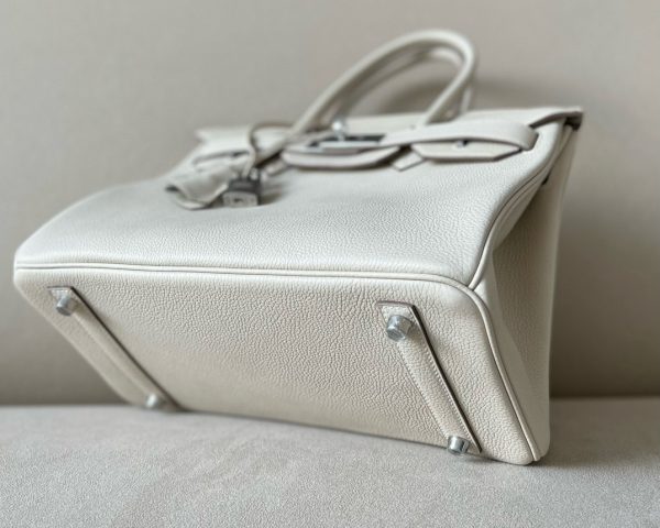 Birkin 30 Togo Craie(10) Palladium Hardware - Image 9