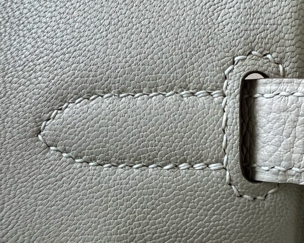 Birkin 30 Togo Craie(10) Palladium Hardware - Image 4