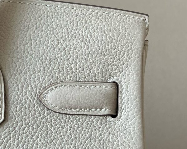 Birkin 30 Togo Craie(10) Palladium Hardware - Image 3