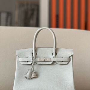 Birkin 30 Togo Gris Perle(80) Palladium Hardware