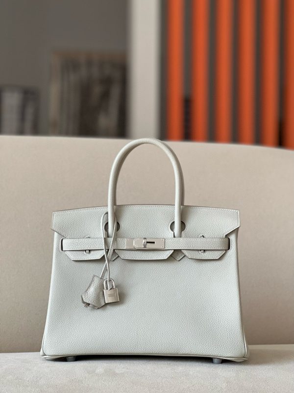 Birkin 30 Togo Gris Perle(80) Palladium Hardware