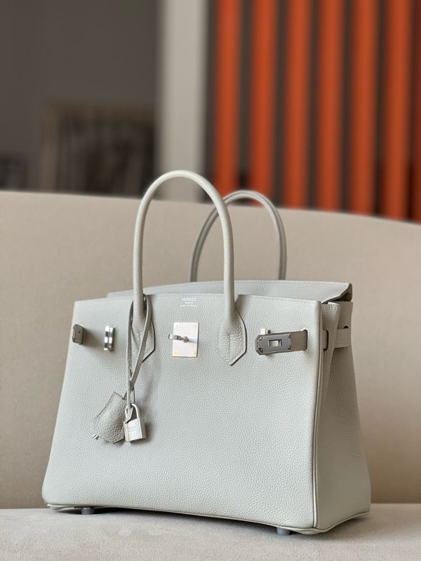 Birkin 30 Togo Gris Perle(80) Palladium Hardware - Image 13