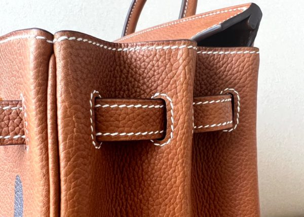 Birkin 25 Barenia Faubourg Gold(37) Gold Hardware - Image 5