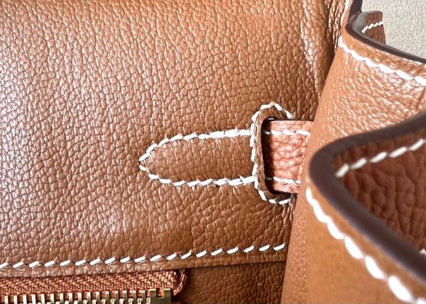 Birkin 25 Barenia Faubourg Gold(37) Gold Hardware - Image 6