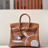 Birkin 25 Barenia Faubourg Gold(37) Palladium Hardware