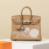 Birkin 25 Swift Chai(0M) Palladium Hardware