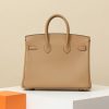 Birkin 25 Swift Chai(0M) Palladium Hardware - Image 3