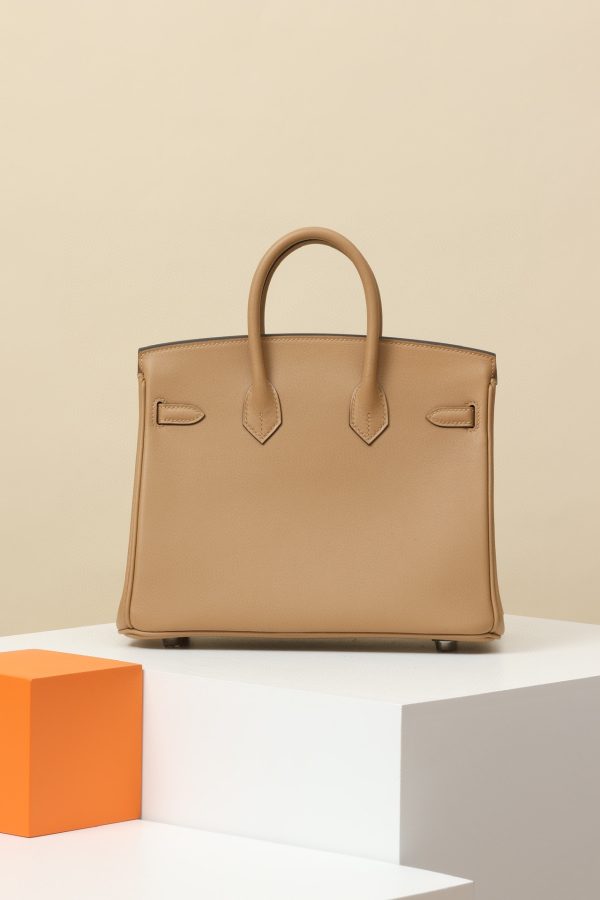 Birkin 25 Swift Chai(0M) Palladium Hardware - Image 3
