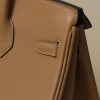 Birkin 25 Swift Chai(0M) Palladium Hardware - Image 5