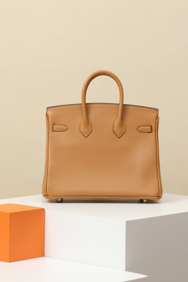 Birkin 25 Swift Biscuit(4B) Palladium Hardware - Image 3