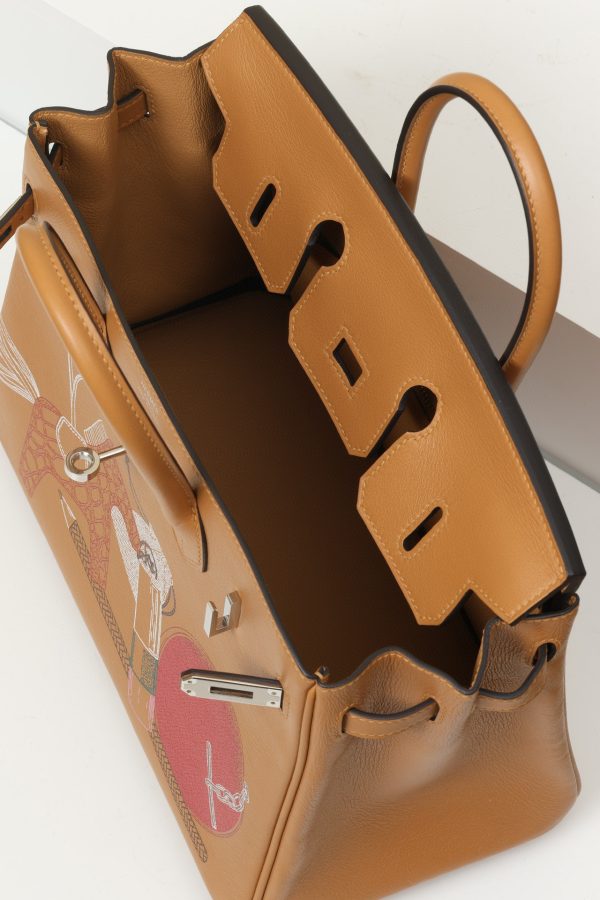 Birkin 25 Swift Biscuit(4B) Palladium Hardware - Image 7