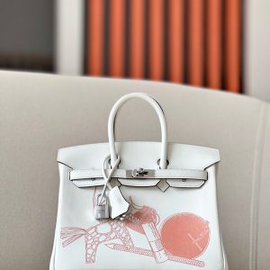 Birkin 25 Swift Nata(I2) Palladium Hardware