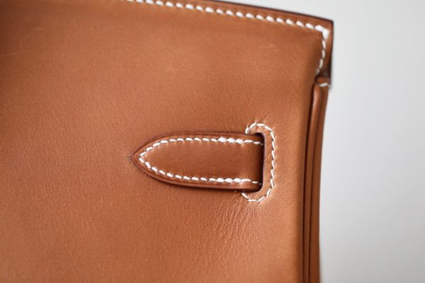 Birkin 40 Barenia Gold(37) Gold Hardware - Image 6