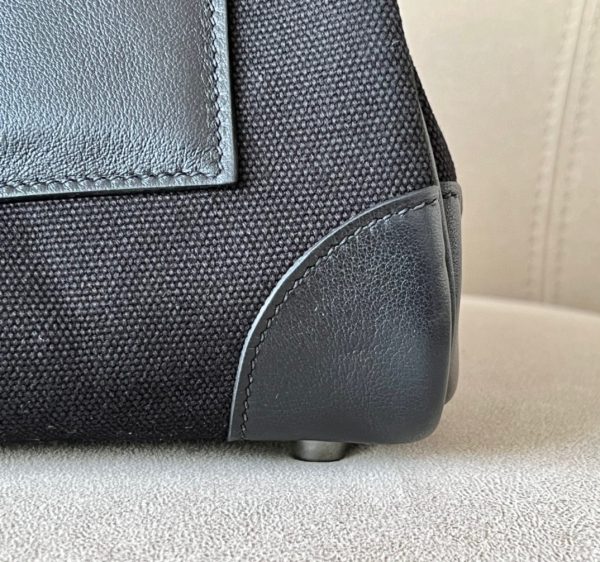 Birkin Cargo 40 Canvas and Swift Noir(89) Palladium Hardware - Image 4