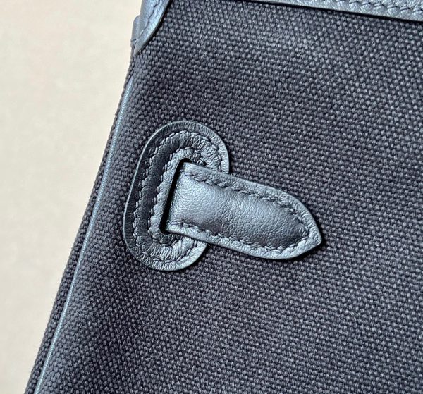 Birkin Cargo 40 Canvas and Swift Noir(89) Palladium Hardware - Image 7