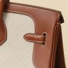 Birkin HSS 35 Barenia and Canvas Gold(37) Gold Hardware - Image 5