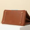 Birkin HSS 35 Barenia and Canvas Gold(37) Gold Hardware - Image 6