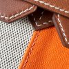 Birkin HSS 35 Barenia and Canvas in Gold(37) Gold hardware - Image 5