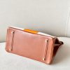 Birkin HSS 35 Barenia and Canvas in Gold(37) Gold hardware - Image 6