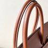 Birkin HSS 35 Barenia and Canvas in Gold(37) Gold hardware - Image 8