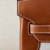 Birkin HSS 35 Barenia and Canvas in Gold(37) Gold hardware - Image 4