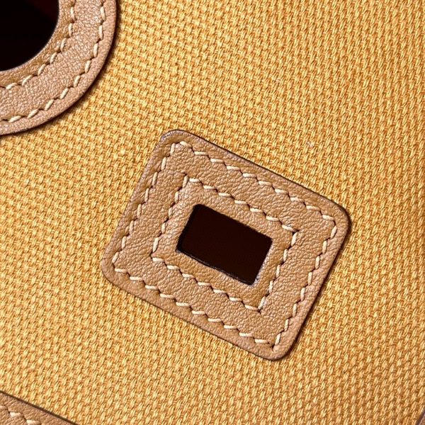 Birkin Cargo 35 Canvas and Swift Sesame(2S) Palladium Hardware - Image 3