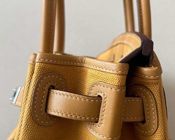 Birkin Cargo 35 Canvas and Swift Sesame(2S) Palladium Hardware - Image 4
