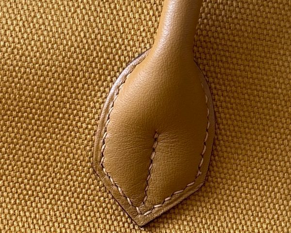 Birkin Cargo 35 Canvas and Swift Sesame(2S) Palladium Hardware - Image 7