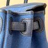 Birkin Cargo 35 Canvas and Swift Blue Ocean(Z7) and Blue Marine(78) Palladium Hardware - Image 3
