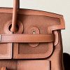 Birkin Cargo 35 Canvas and Swift Gold(37) Palladium Hardware - Image 3