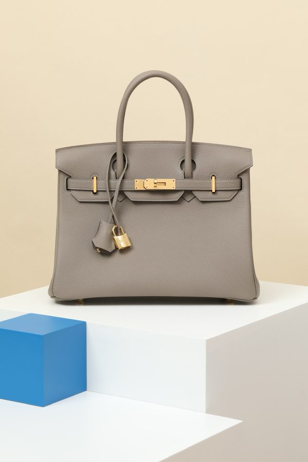 Birkin 30 Togo Gris Asphalte(M8) Gold Hardware
