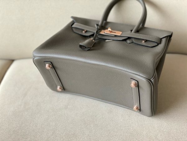 Birkin 30 Togo Etain(8F) Rose Gold Hardware - Image 5