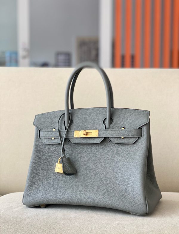 Birkin 30 Togo Gris Meyer(0L) Gold Hardware