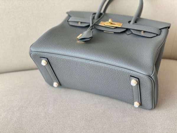 Birkin 30 Togo Gris Meyer(0L) Gold Hardware - Image 5