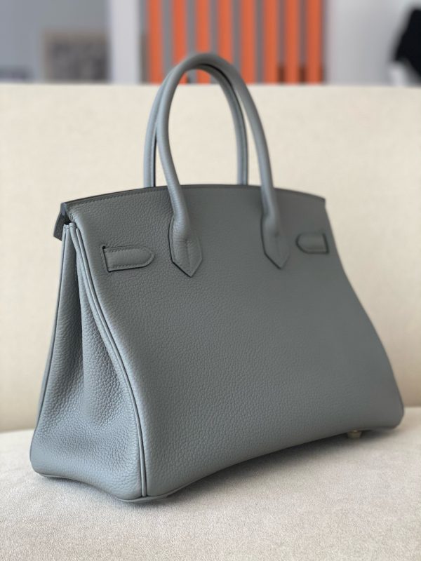 Birkin 30 Togo Gris Meyer(0L) Gold Hardware - Image 6