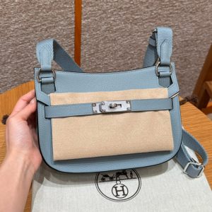 Jypsiere Mini Evercolor Blue Lin(J7) Gold Hardware