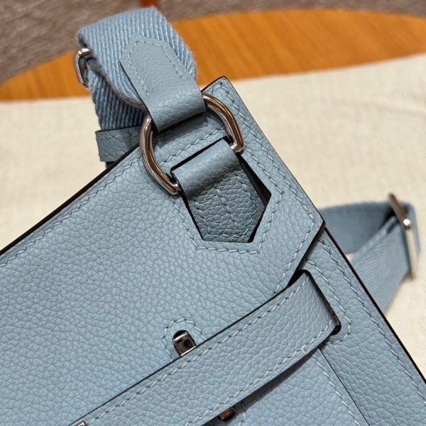 Jypsiere Mini Evercolor Blue Lin(J7) Gold Hardware - Image 7