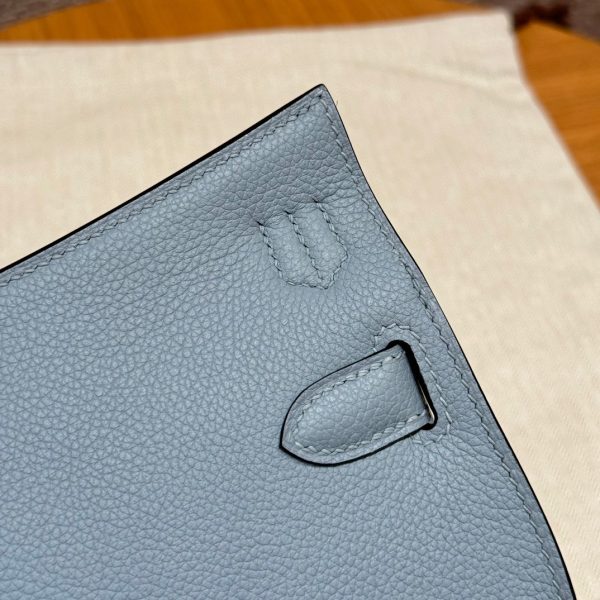 Jypsiere Mini Evercolor Blue Lin(J7) Gold Hardware - Image 8