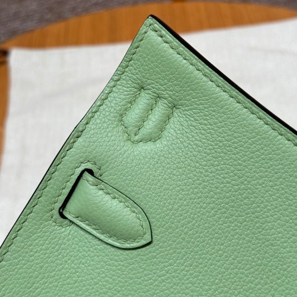 Jypsiere Mini Evercolor Vert Criquent(3i) Gold Hardware - Image 7