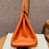 Birkin 30 Ostrich Orange (93) Gold Hardware - Image 3