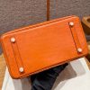 Birkin 30 Ostrich Orange (93) Gold Hardware - Image 4