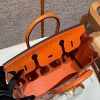 Birkin 30 Ostrich Orange (93) Gold Hardware - Image 7