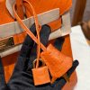 Birkin 30 Ostrich Orange (93) Gold Hardware - Image 8
