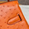 Birkin 30 Ostrich Orange (93) Gold Hardware - Image 12