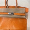 Birkin 25 Lizard Orange (93) Palladium Hardware - Image 4