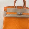 Birkin 25 Lizard Orange (93) Palladium Hardware - Image 5