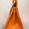 Birkin 25 Lizard Orange (93) Palladium Hardware - Image 8