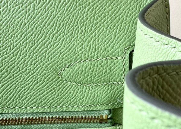 Kelly 32 Epsom Vert Criquet(3I) Gold Hardware - Image 6
