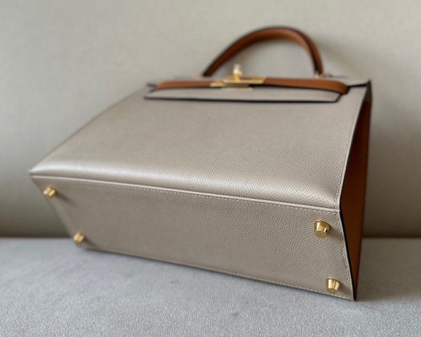 Kelly HSS 28 Epsom Gold(37) and Trench(S2) Brushed Gold Hardware - Image 5